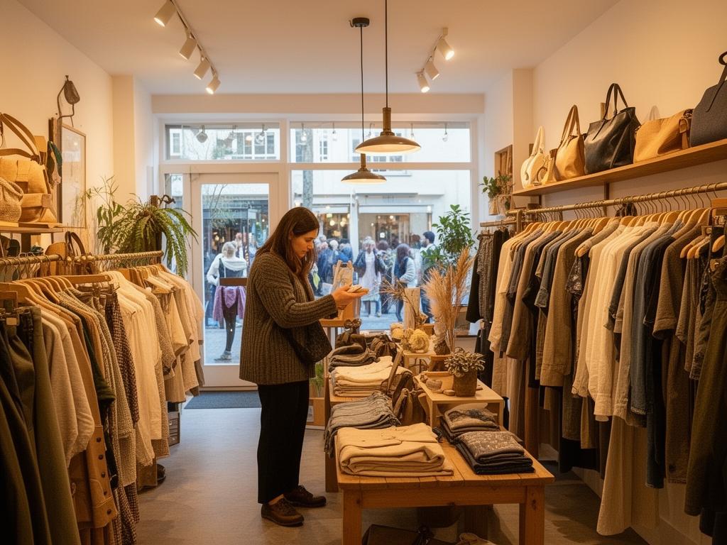 Boutique Marketing professional at work